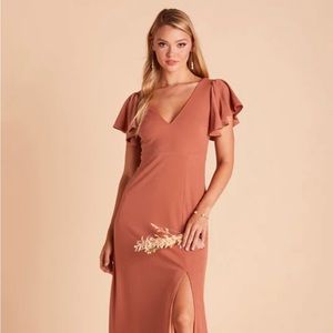 Birdy Grey - Hannah Crepe Dress Terracotta Size M